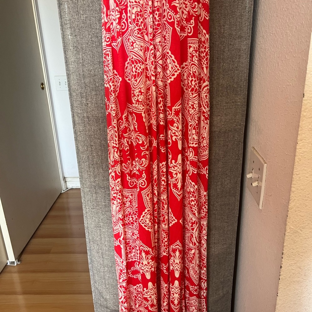 Long crochet maxi dress sz m - Picture 5 of 8